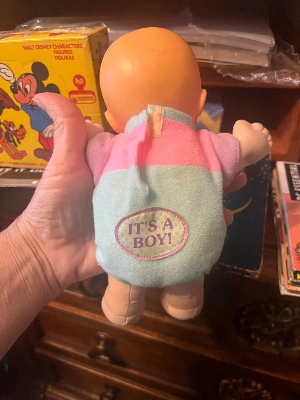 Lot of 2 Vintage Mattel It's a Girl & It's a Boy Dolls